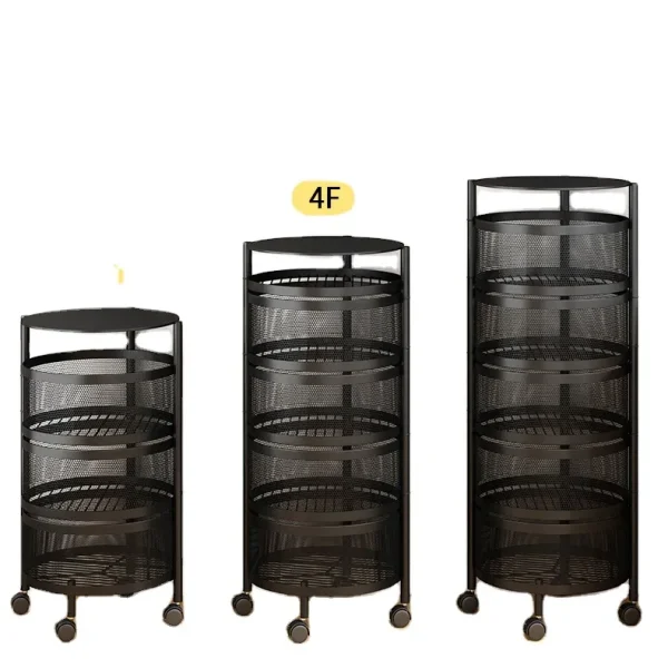 5-Tier Rotating Baskets Kitchen